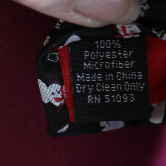 Holiday Traditions Necktie Black With Silver Snowmen Christmas - Picture 6 of 6